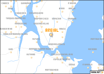 map of Areial