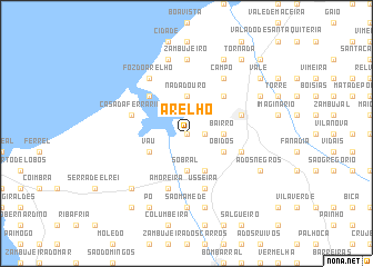 map of Arelho