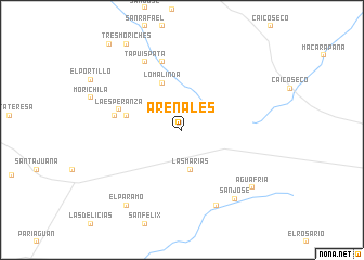 map of Arenales