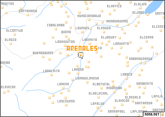 map of Arenales