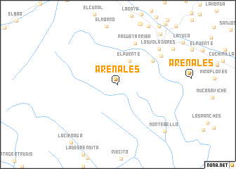 map of Arenales