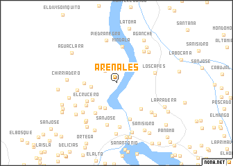 map of Arenales