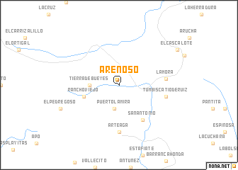 map of Arenoso