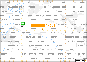 map of Arensgenhout