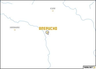 map of Arepucho
