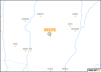 map of Ārērē