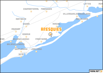 map of Aresquies