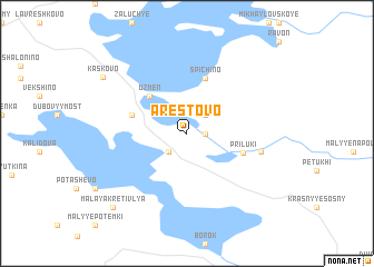 map of Arestovo