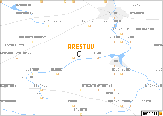 map of Arestuv