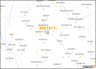 map of Āreteytī