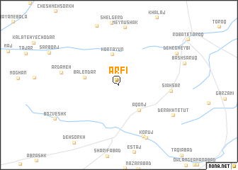 map of Arfī