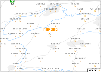 map of Arford