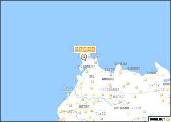 map of Argao