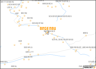 map of Argenau