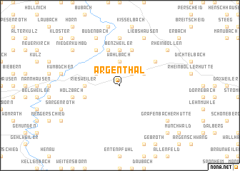 map of Argenthal