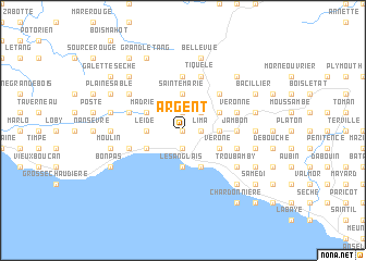 map of Argent