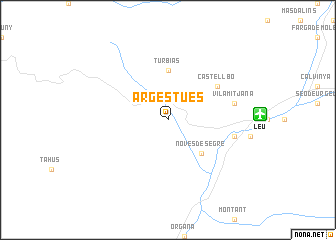 map of Argestues
