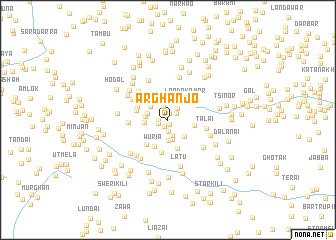 map of Arghanjo