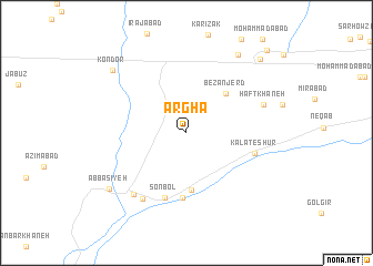 map of Arghā