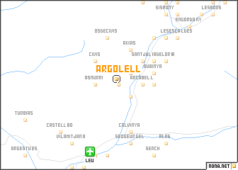 map of Argolell