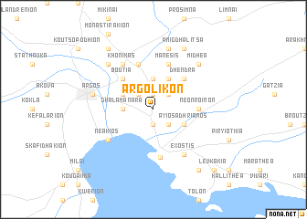 map of Argolikón