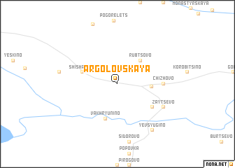map of Argolovskaya