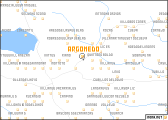 map of Argomedo