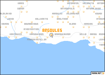 map of Argoulés