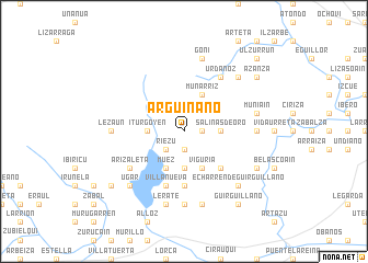 map of Arguiñano