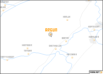 map of Argun