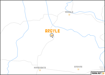 map of Argyle