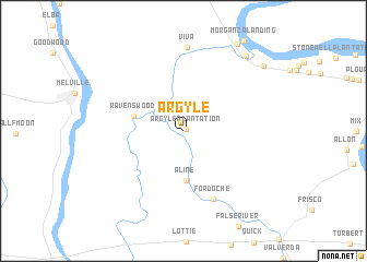 map of Argyle