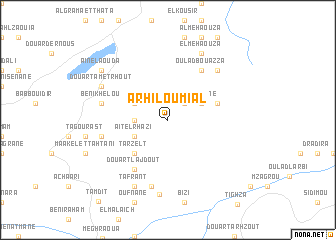 map of Arhil Oumial