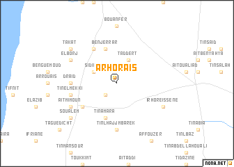 map of Arhoraïs