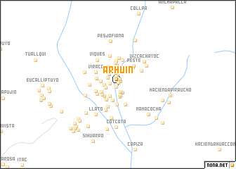 map of Arhuín