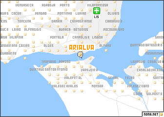 map of Arialva