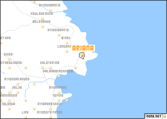 map of Ariána