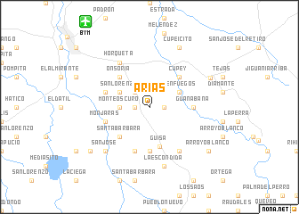 map of Arias