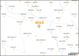map of Arıca