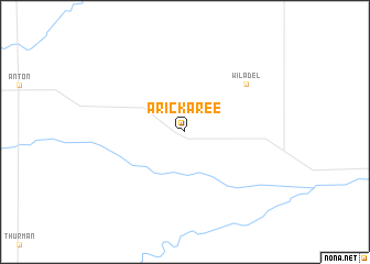 map of Arickaree
