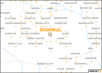 map of ‘Arīḑah ‘Ajīl