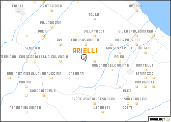 map of Arielli