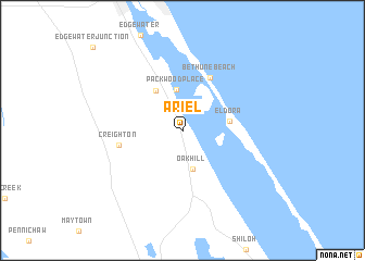map of Ariel