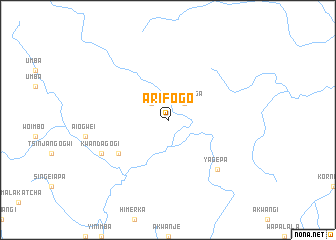 map of Arifogo