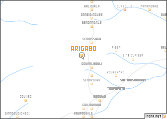 map of Arigabo