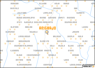 map of Arigbajo