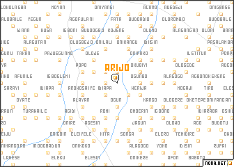 map of Arijo