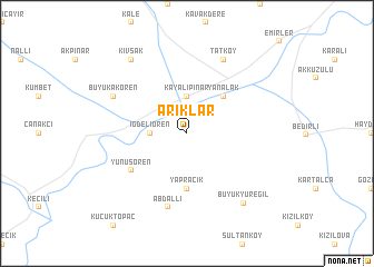 map of Arıklar