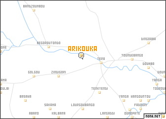 map of Arikouka