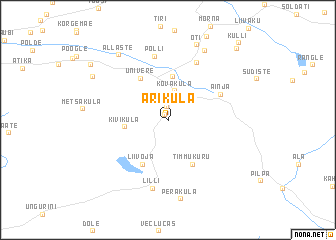 map of Äriküla